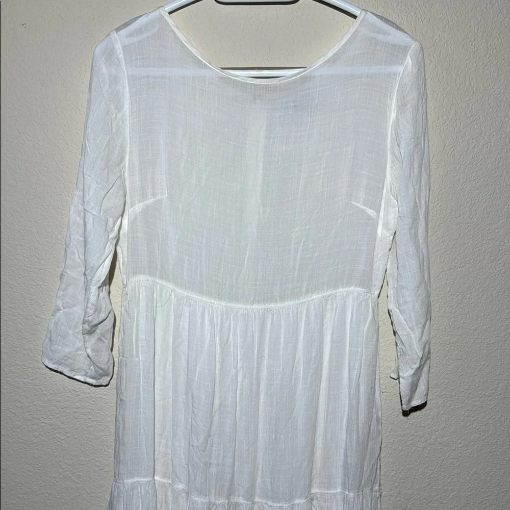 Urban Outfitters Josie Maxi Dress Tiered - Picture 3 of 7